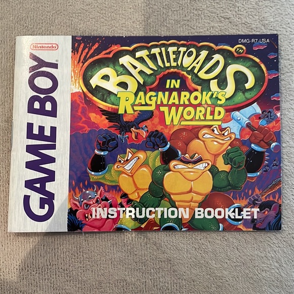 Vintage Nintendo original Game Boy Battletoads in Ragnarok’s World - Picture 5 of 6